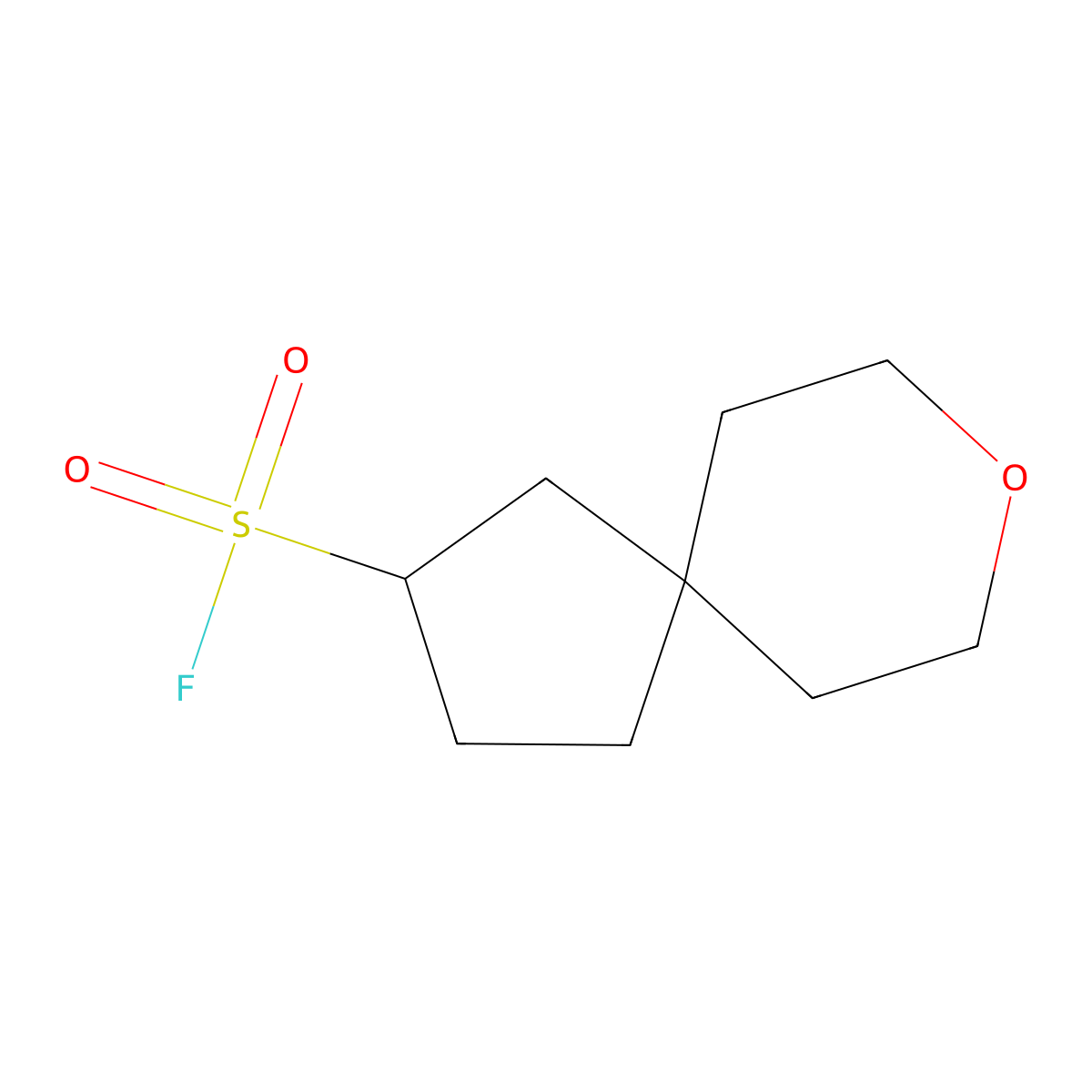 8-Oxaspiro[4.5]decane-2-sulfonyl fluoride molecular structure, CAS 2648946-36-3