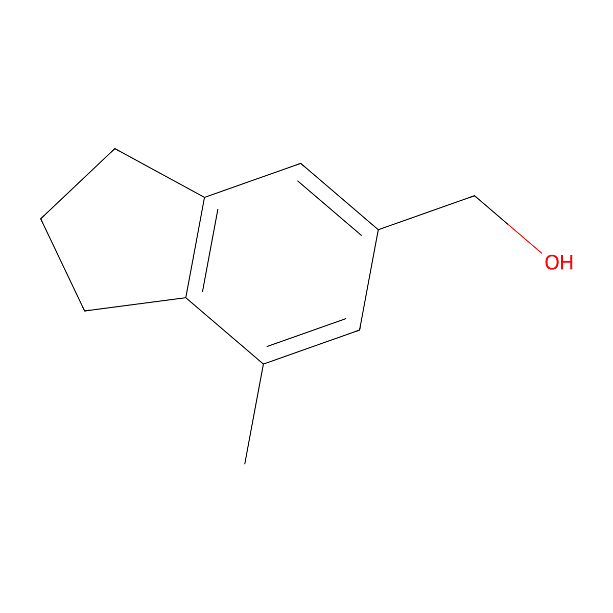 (7-methyl-2,3-dihydro-1H-inden-5-yl)methanol molecular structure, CAS 2648946-46-5
