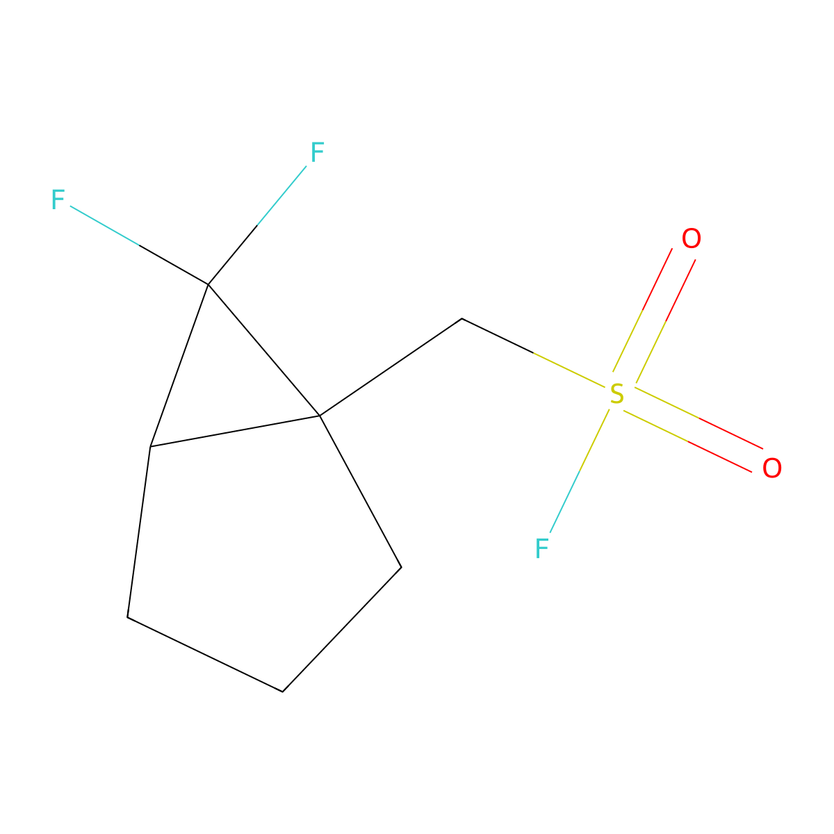 {6,6-Difluorobicyclo[3.1.0]hexan-1-yl}methanesulfonyl fluoride molecular structure, CAS 2648946-47-6