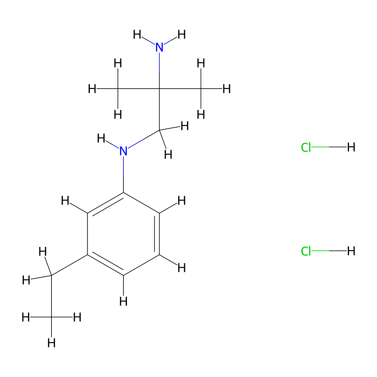 N1-(3-ethylphenyl)-2-methylpropane-1,2-diamine dihydrochloride molecular structure, CAS 2648947-73-1