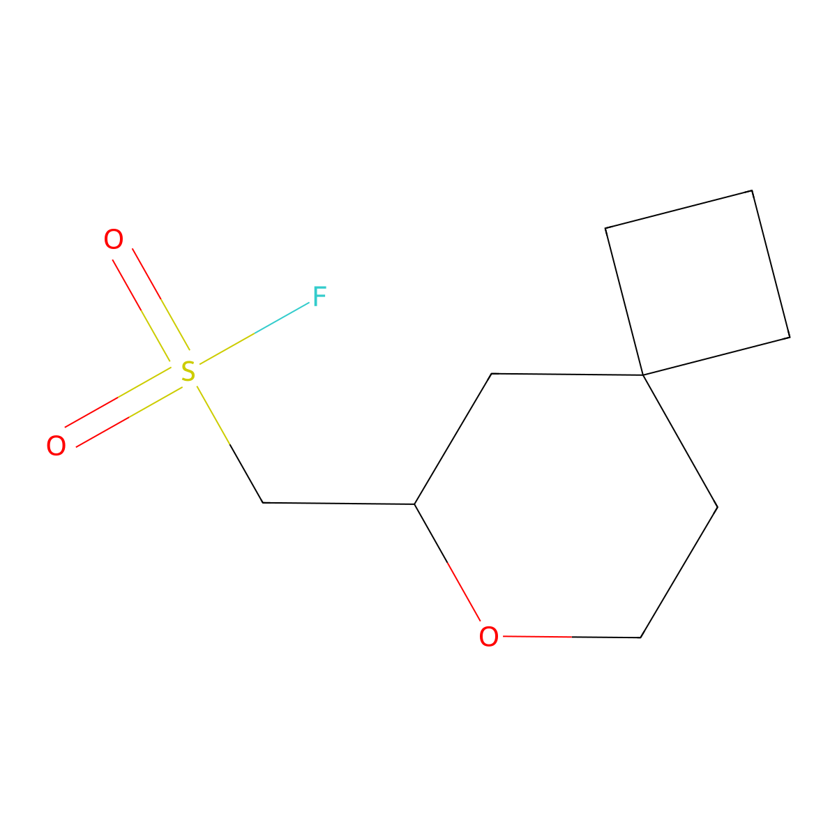 {7-Oxaspiro[3.5]nonan-6-yl}methanesulfonyl fluoride molecular structure, CAS 2648948-05-2