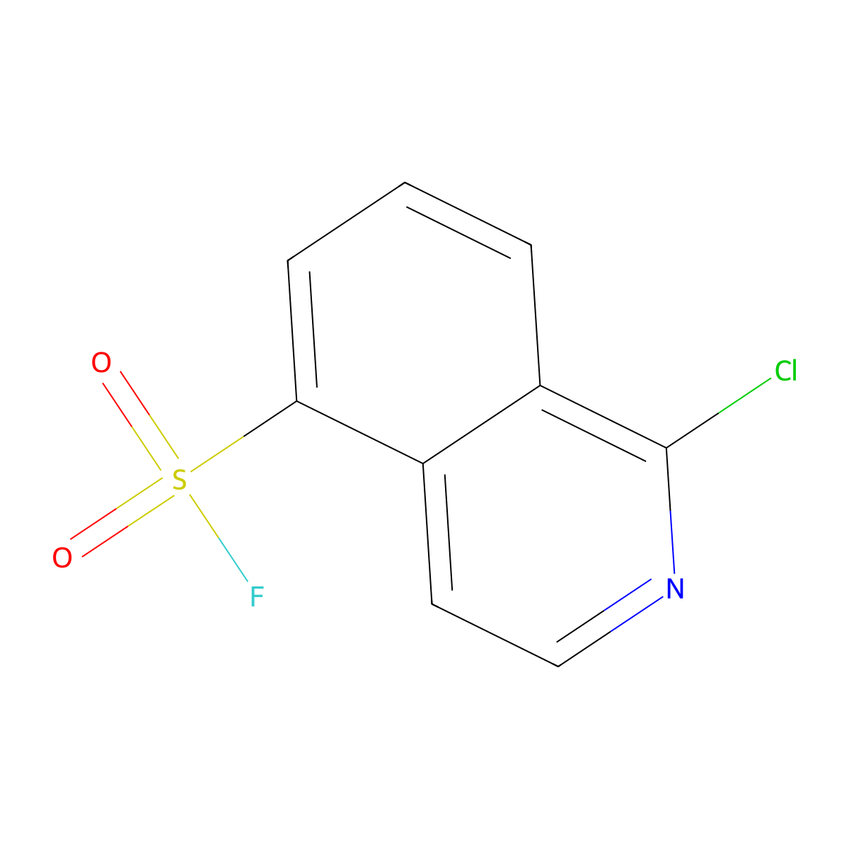 1-Chloroisoquinoline-5-sulfonyl fluoride molecular structure, CAS 2648948-19-8