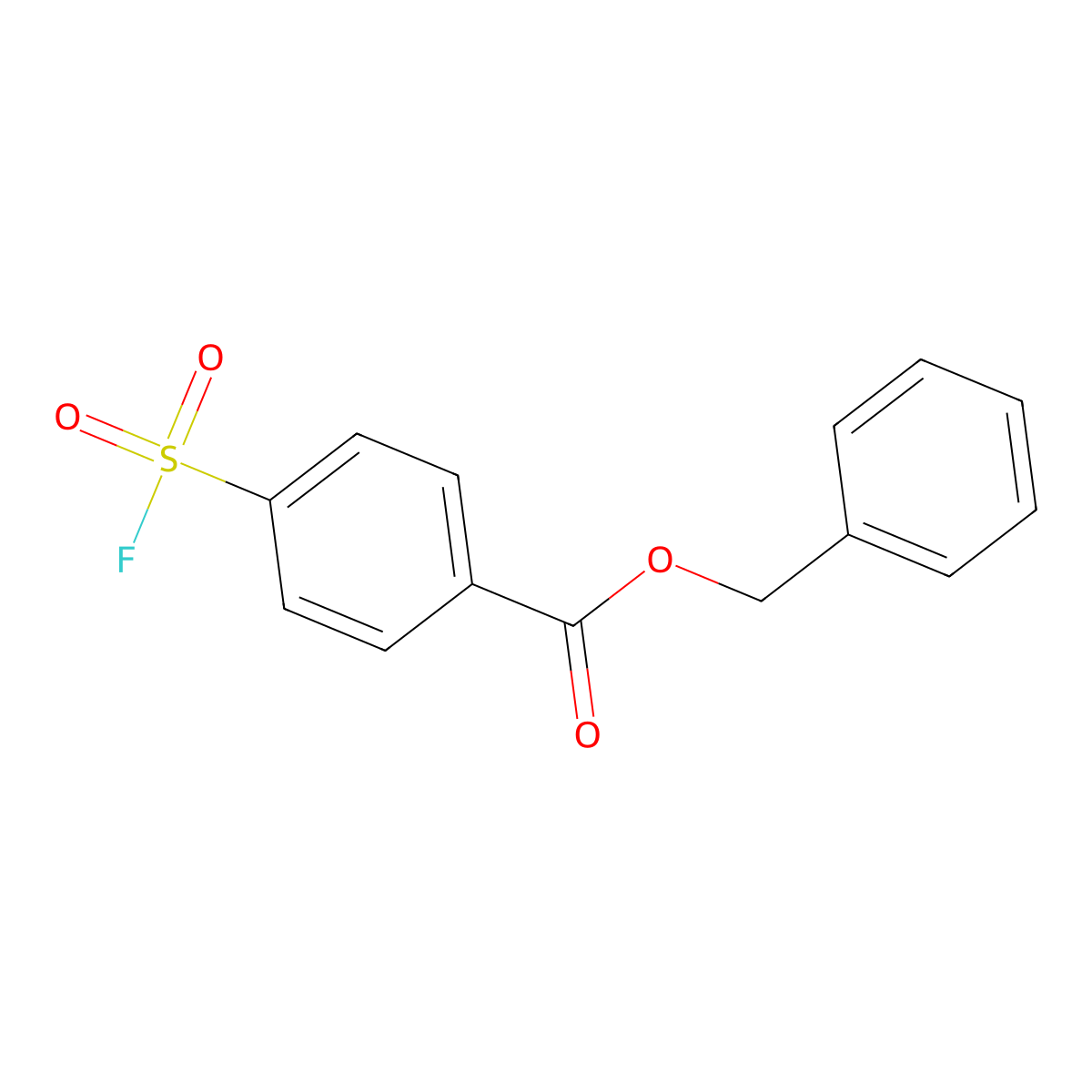 Benzyl 4-(fluorosulfonyl)benzoate molecular structure, CAS 2648948-27-8