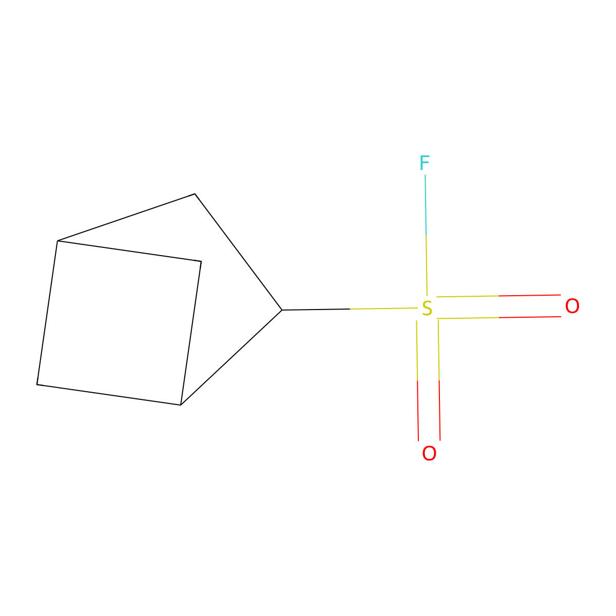 Bicyclo[2.1.1]hexane-2-sulfonyl fluoride molecular structure, CAS 2648948-44-9