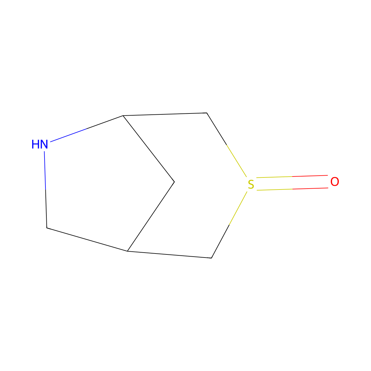 3lambda4-Thia-6-azabicyclo[3.2.1]octan-3-one molecular structure, CAS 2648948-52-9