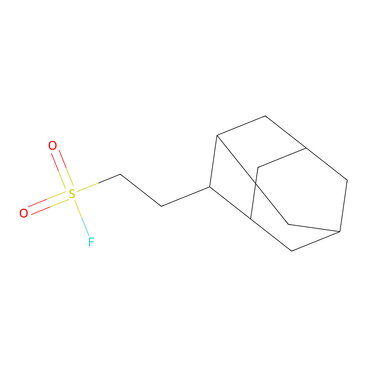 2-(Adamantan-2-yl)ethane-1-sulfonyl fluoride molecular structure, CAS 2648949-19-1
