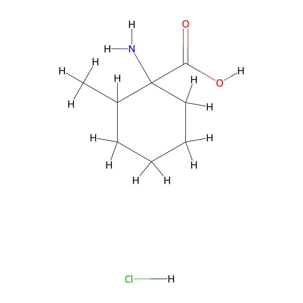 1-Amino-2-methylcyclohexane-1-carboxylic acid hydrochloride molecular structure, CAS 2648955-99-9