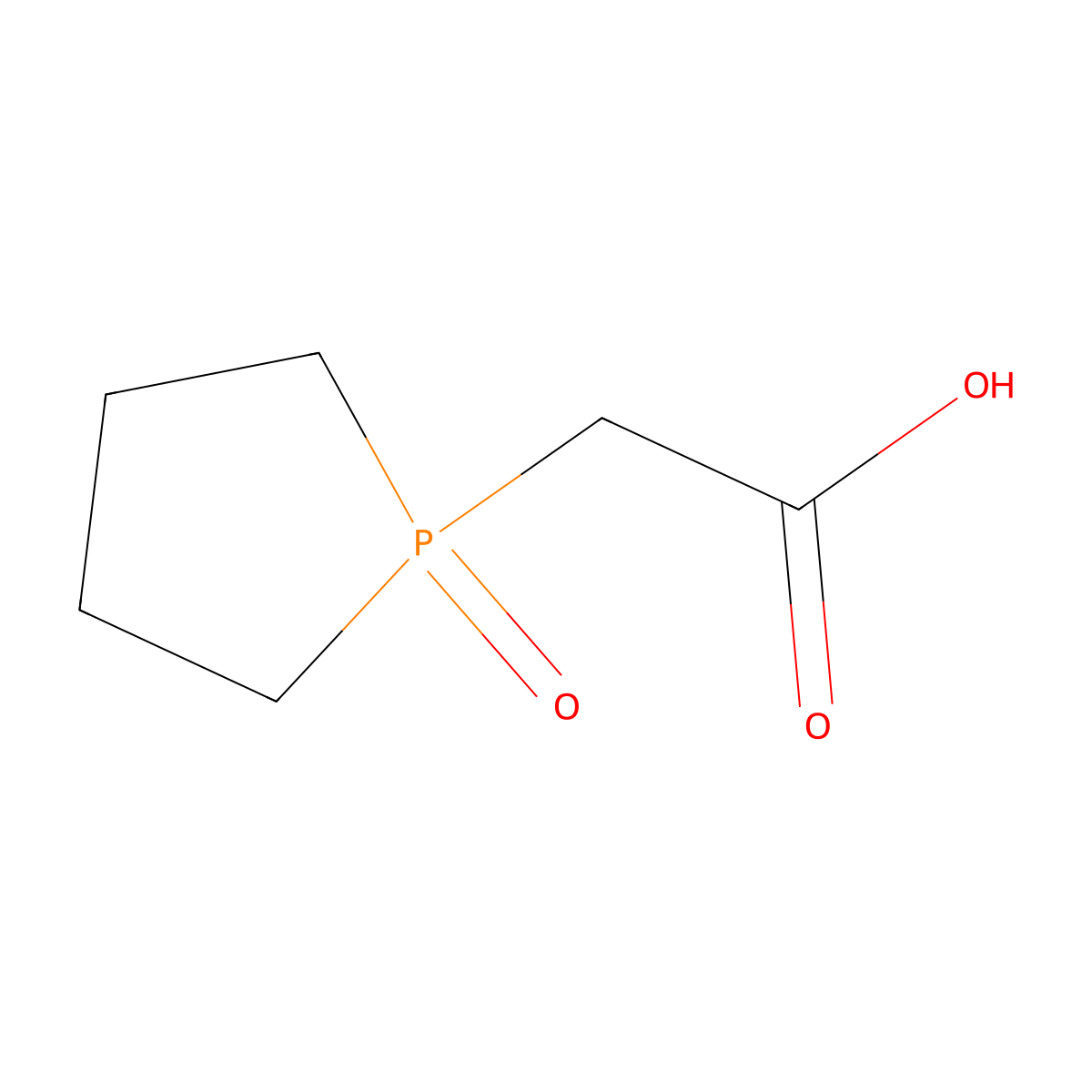 2-(1-Oxo-1lambda5-phospholan-1-yl)acetic acid molecular structure, CAS 2648956-23-2