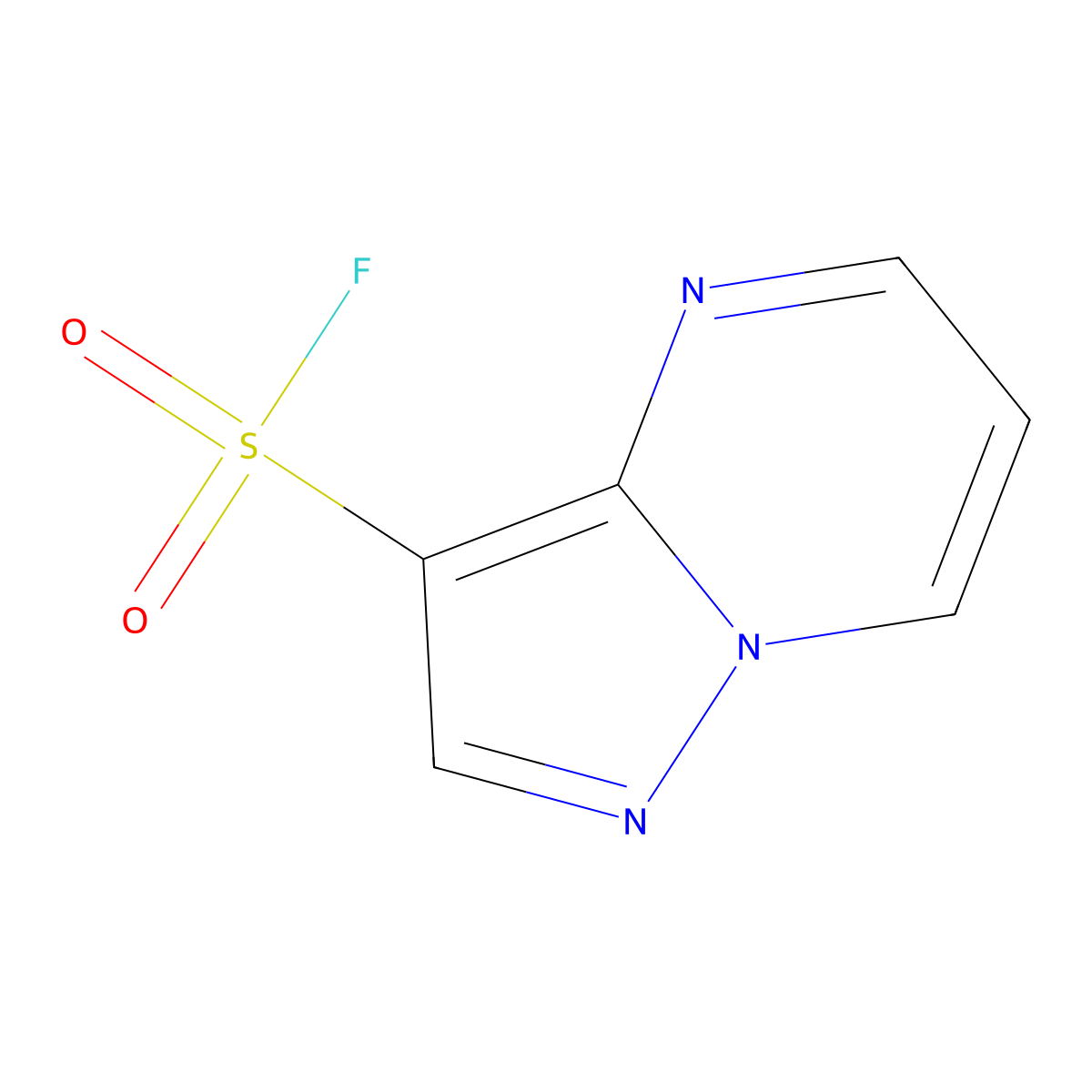 Pyrazolo[1,5-a]pyrimidine-3-sulfonyl fluoride molecular structure, CAS 2648956-79-8