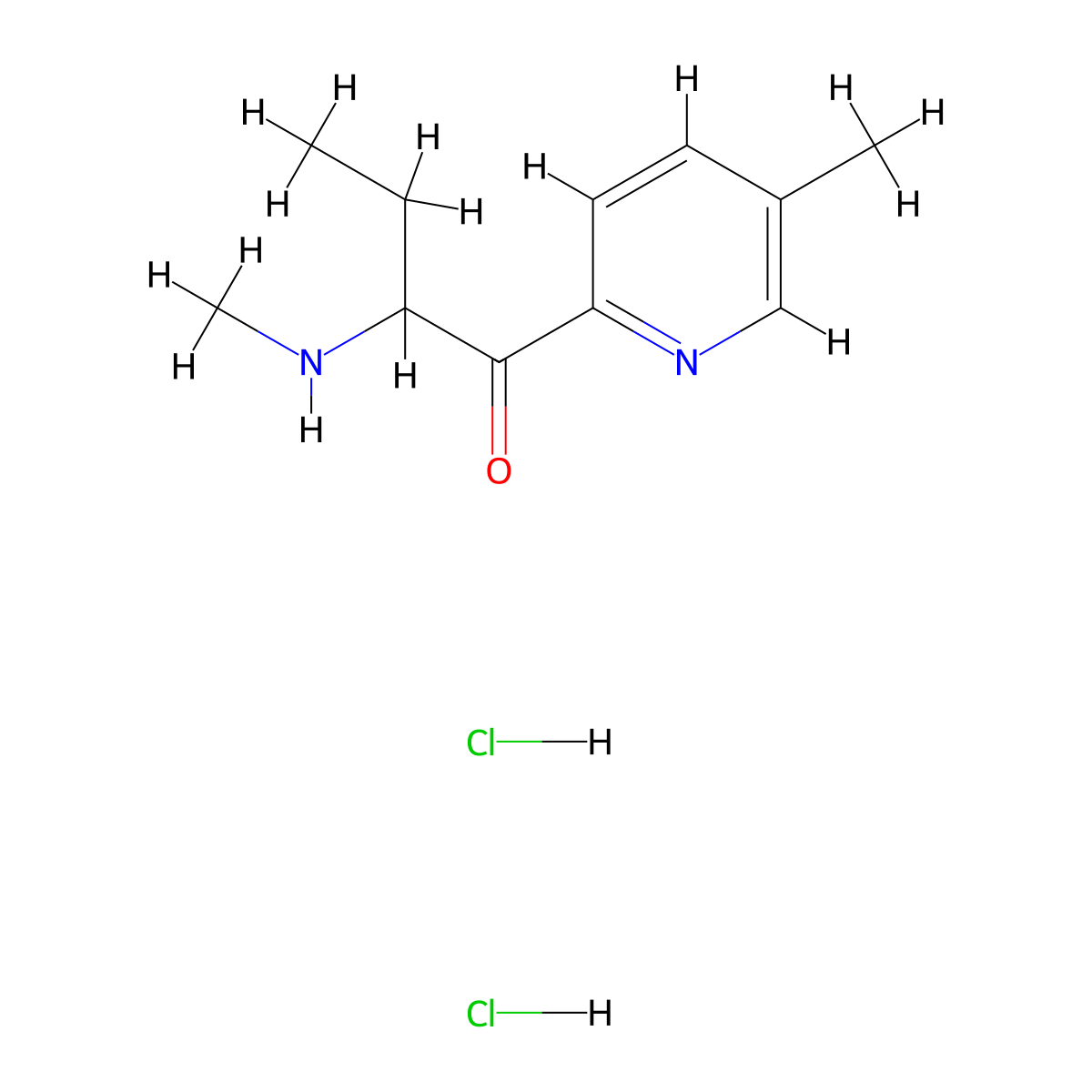 2-(Methylamino)-1-(5-methylpyridin-2-yl)butan-1-one dihydrochloride molecular structure, CAS 2648956-91-4