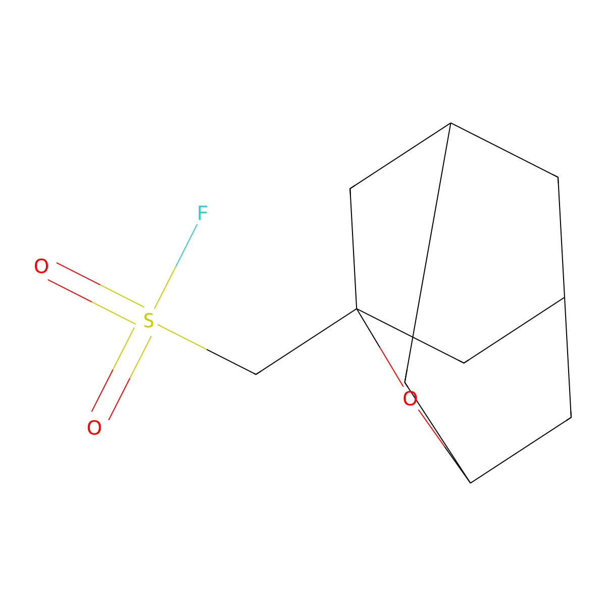 {2-Oxatricyclo[3.3.1.1,3,7]decan-1-yl}methanesulfonyl fluoride molecular structure, CAS 2648957-09-7