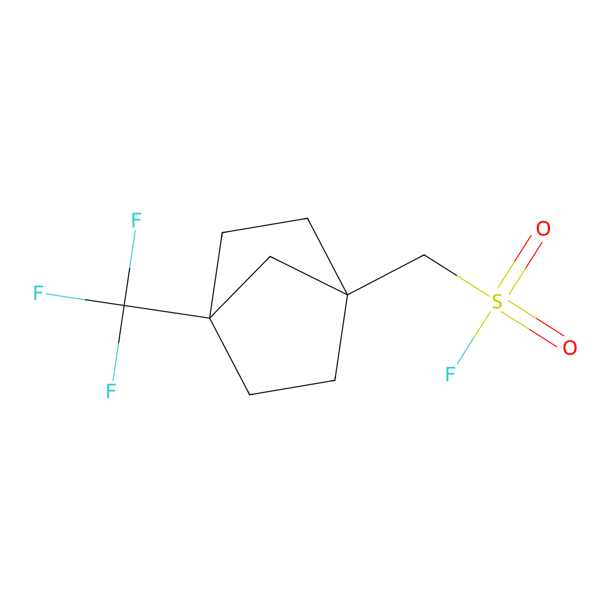 [4-(Trifluoromethyl)bicyclo[2.2.1]heptan-1-yl]methanesulfonyl fluoride molecular structure, CAS 2648957-23-5