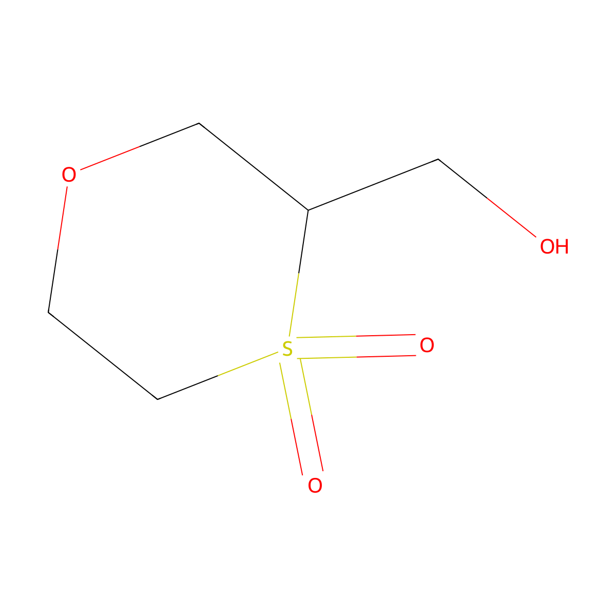 3-(Hydroxymethyl)-1,4lambda6-oxathiane-4,4-dione molecular structure, CAS 2648957-28-0