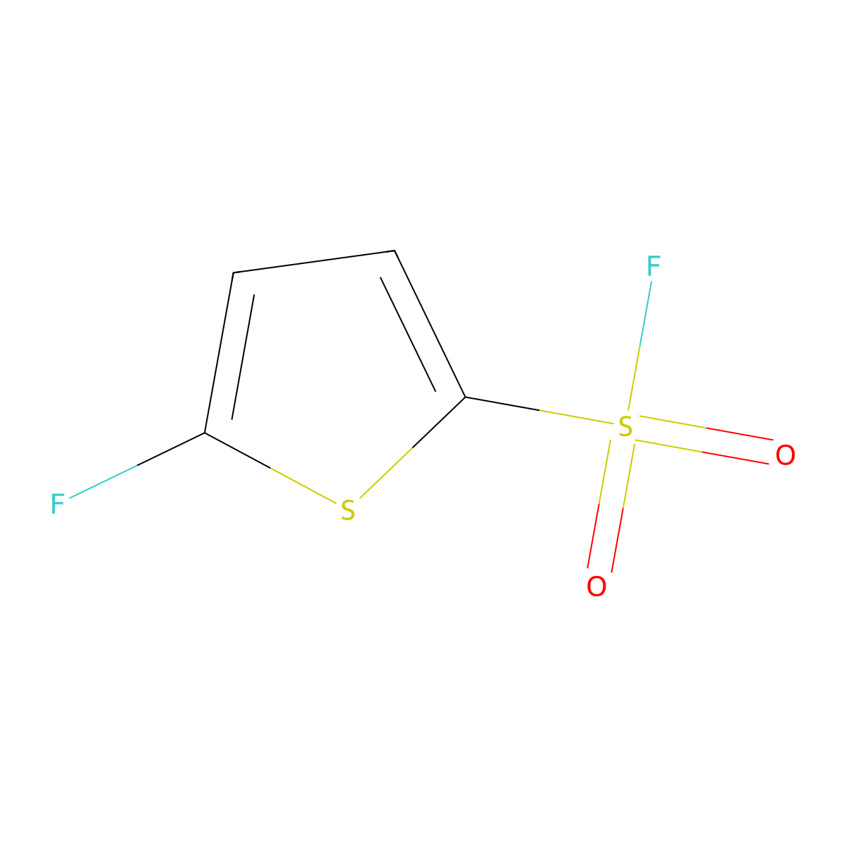 5-Fluorothiophene-2-sulfonyl fluoride molecular structure, CAS 2648961-00-4