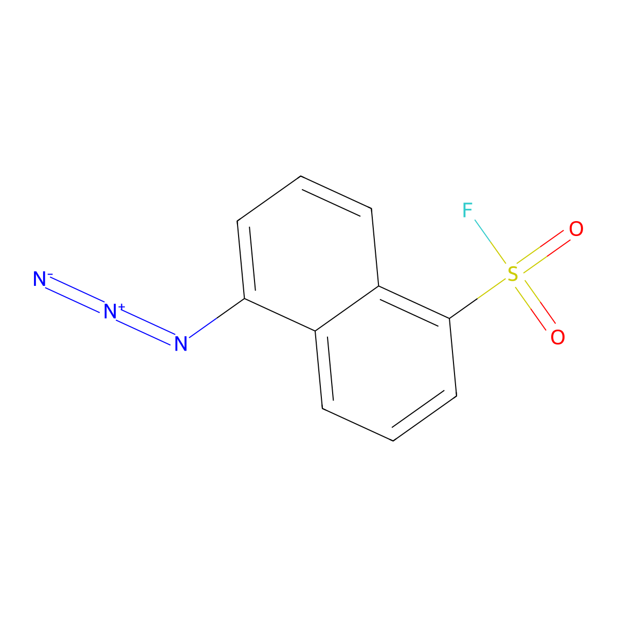 5-Azidonaphthalene-1-sulfonyl fluoride molecular structure, CAS 2648961-28-6