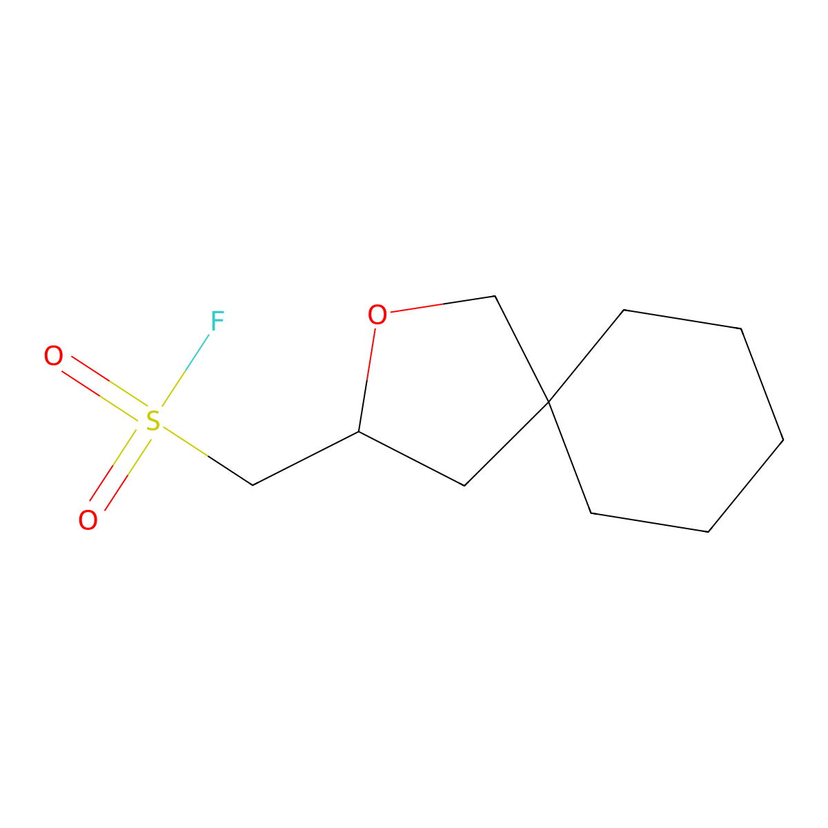 {2-Oxaspiro[4.5]decan-3-yl}methanesulfonyl fluoride molecular structure, CAS 2648961-73-1