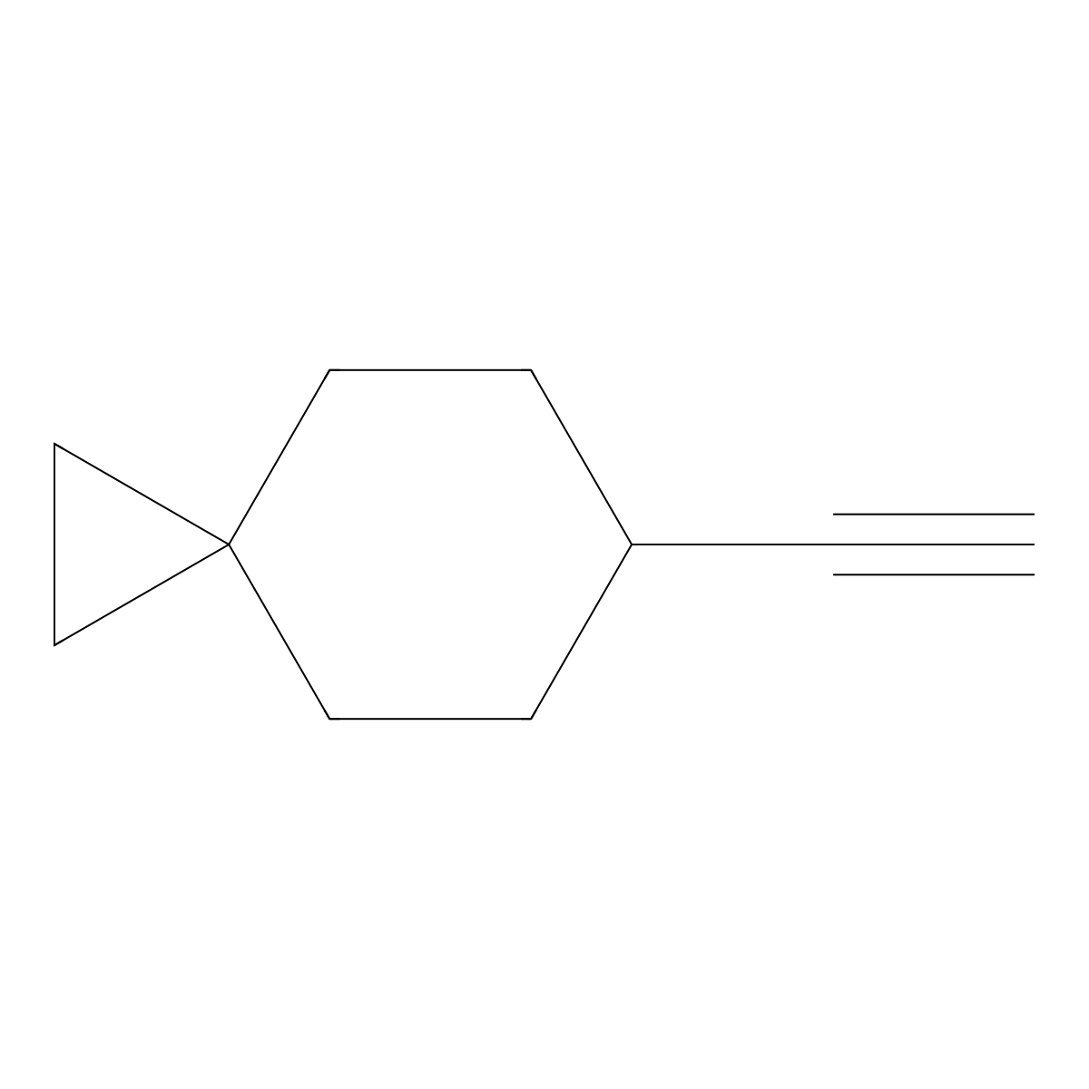 6-Ethynylspiro[2.5]octane molecular structure, CAS 2648961-85-5