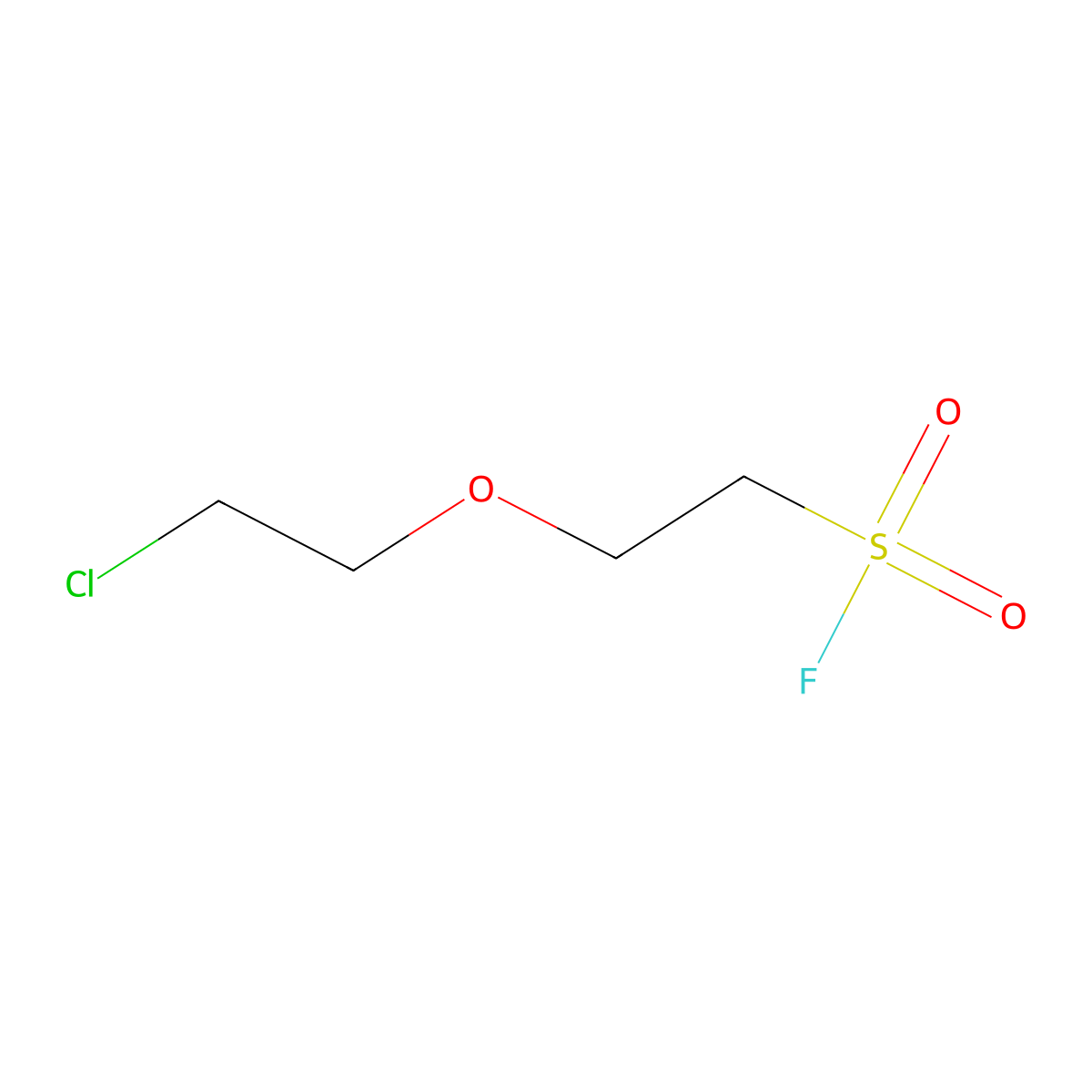 2-(2-Chloroethoxy)ethane-1-sulfonyl fluoride molecular structure, CAS 2648961-86-6