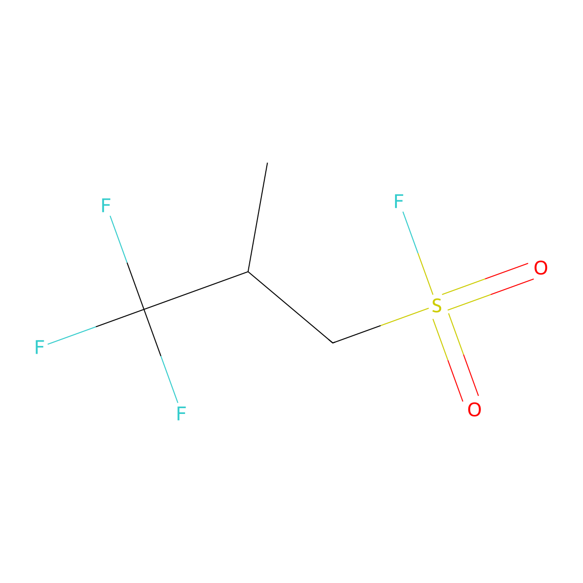 3,3,3-Trifluoro-2-methylpropane-1-sulfonyl fluoride molecular structure, CAS 2648962-11-0