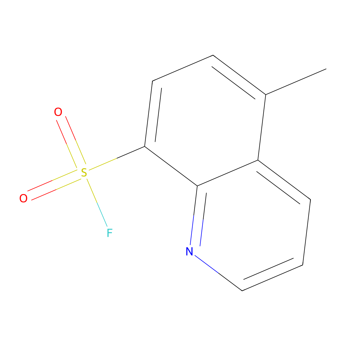 5-Methylquinoline-8-sulfonyl fluoride molecular structure, CAS 2648965-68-6