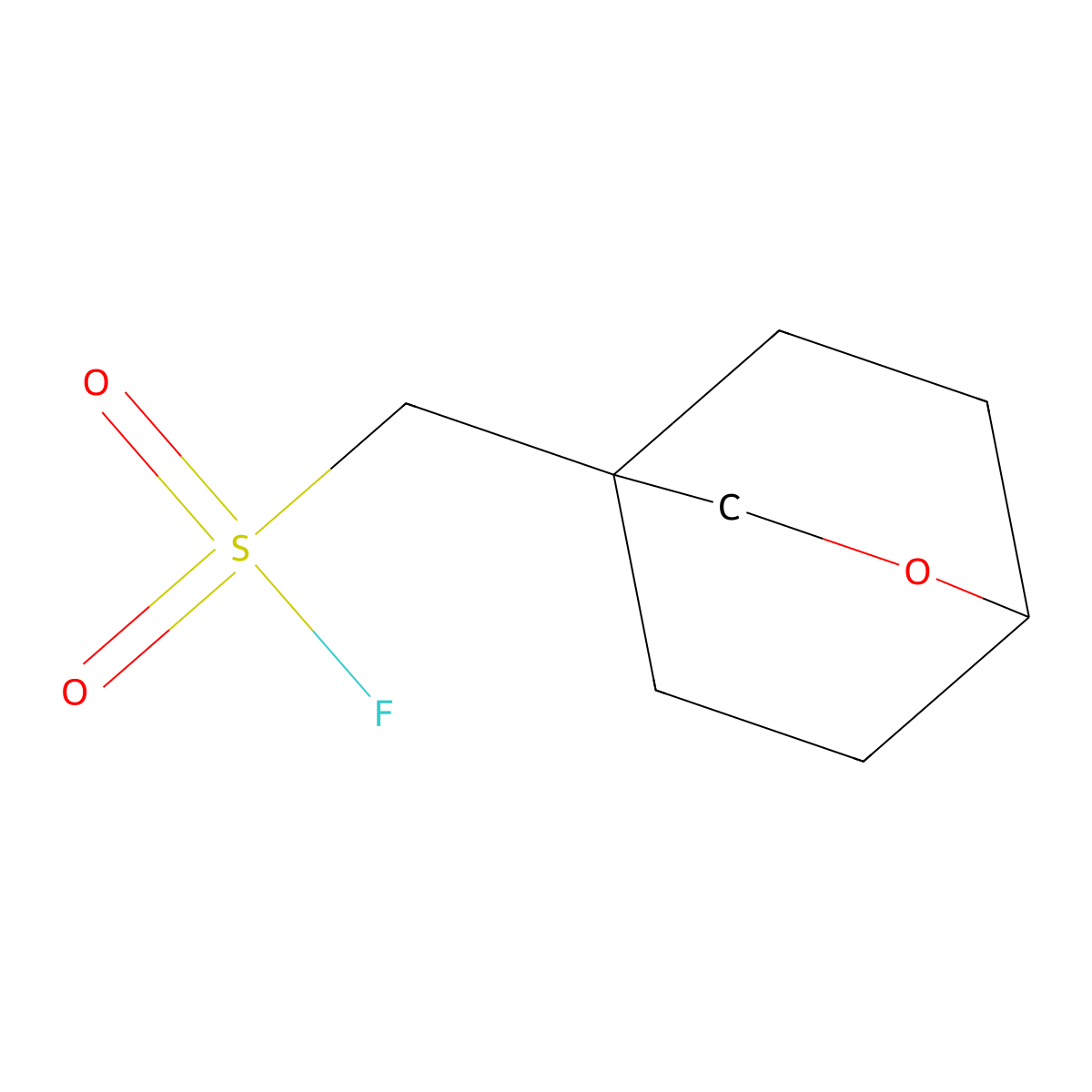 {2-Oxabicyclo[2.2.2]octan-4-yl}methanesulfonyl fluoride molecular structure, CAS 2648966-08-7