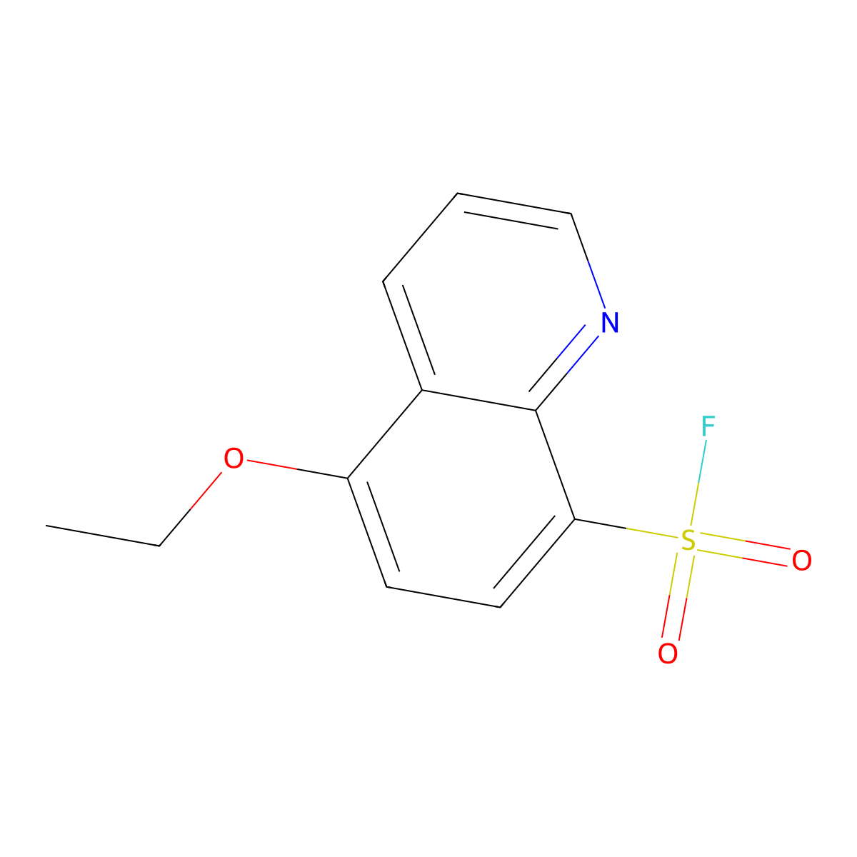 5-Ethoxyquinoline-8-sulfonyl fluoride molecular structure, CAS 2648966-25-8