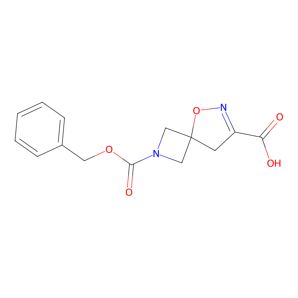 2-[(Benzyloxy)carbonyl]-5-oxa-2,6-diazaspiro[3.4]oct-6-ene-7-carboxylic acid molecular structure, CAS 2648996-92-1