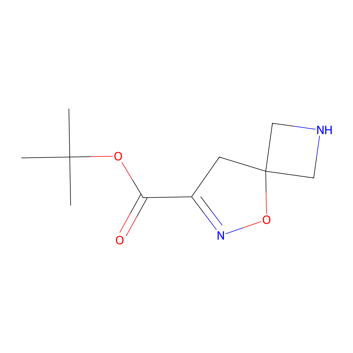 Tert-butyl 5-oxa-2,6-diazaspiro[3.4]oct-6-ene-7-carboxylate molecular structure, CAS 2649016-90-8