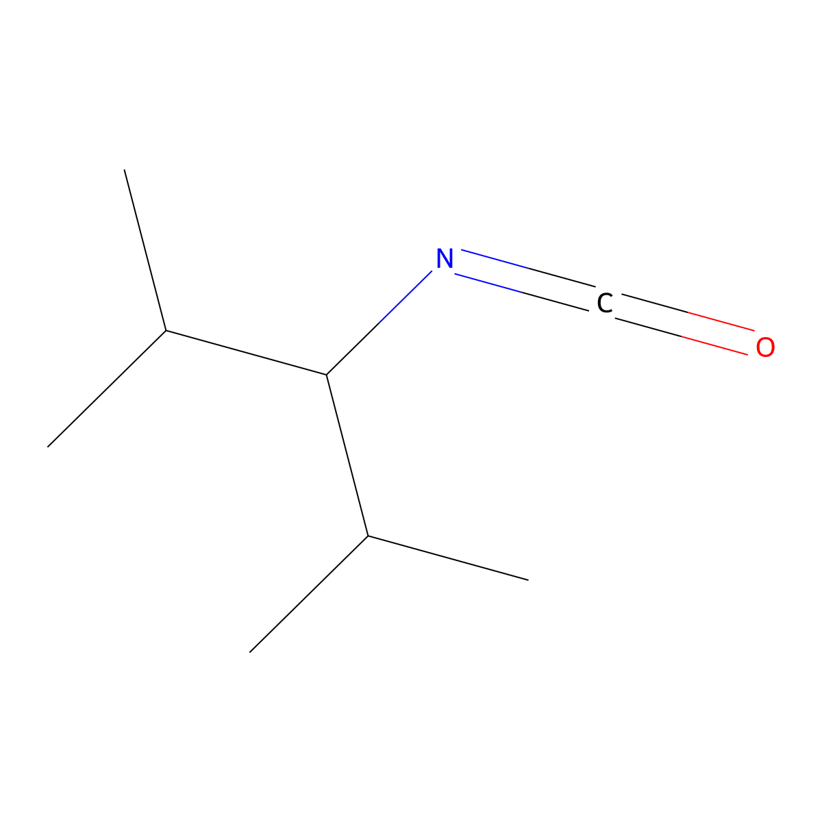 3-Isocyanato-2,4-dimethylpentane molecular structure, CAS 2649017-15-0