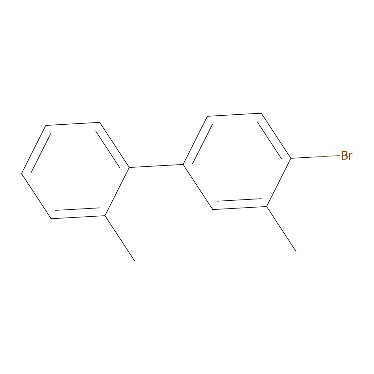 4'-Bromo-2,3'-dimethyl-1,1'-biphenyl molecular structure, CAS 2649019-76-9