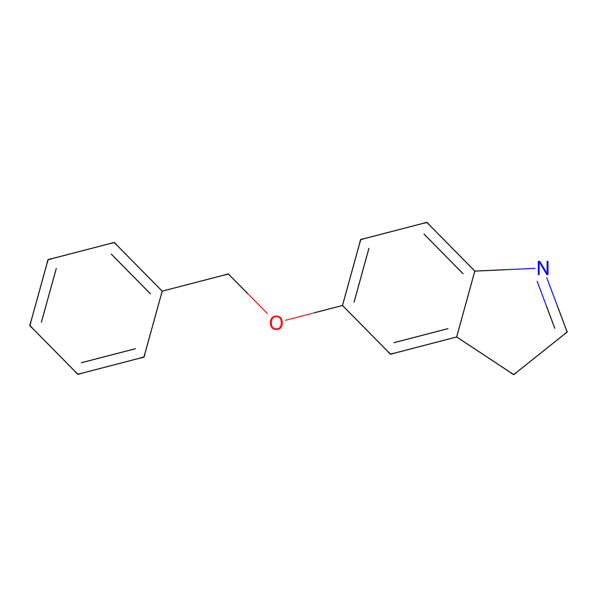 5-(benzyloxy)-3H-indole molecular structure, CAS 2649024-02-0
