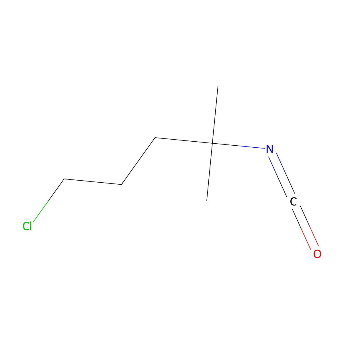 1-Chloro-4-isocyanato-4-methylpentane molecular structure, CAS 2649046-39-7
