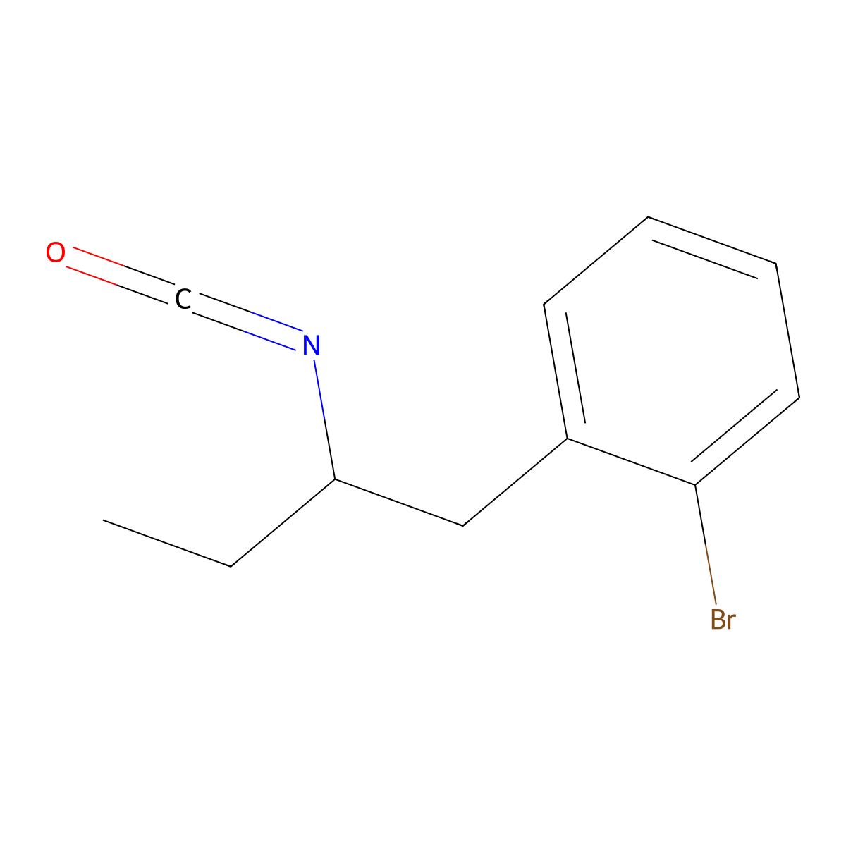 1-Bromo-2-(2-isocyanatobutyl)benzene molecular structure, CAS 2649047-51-6