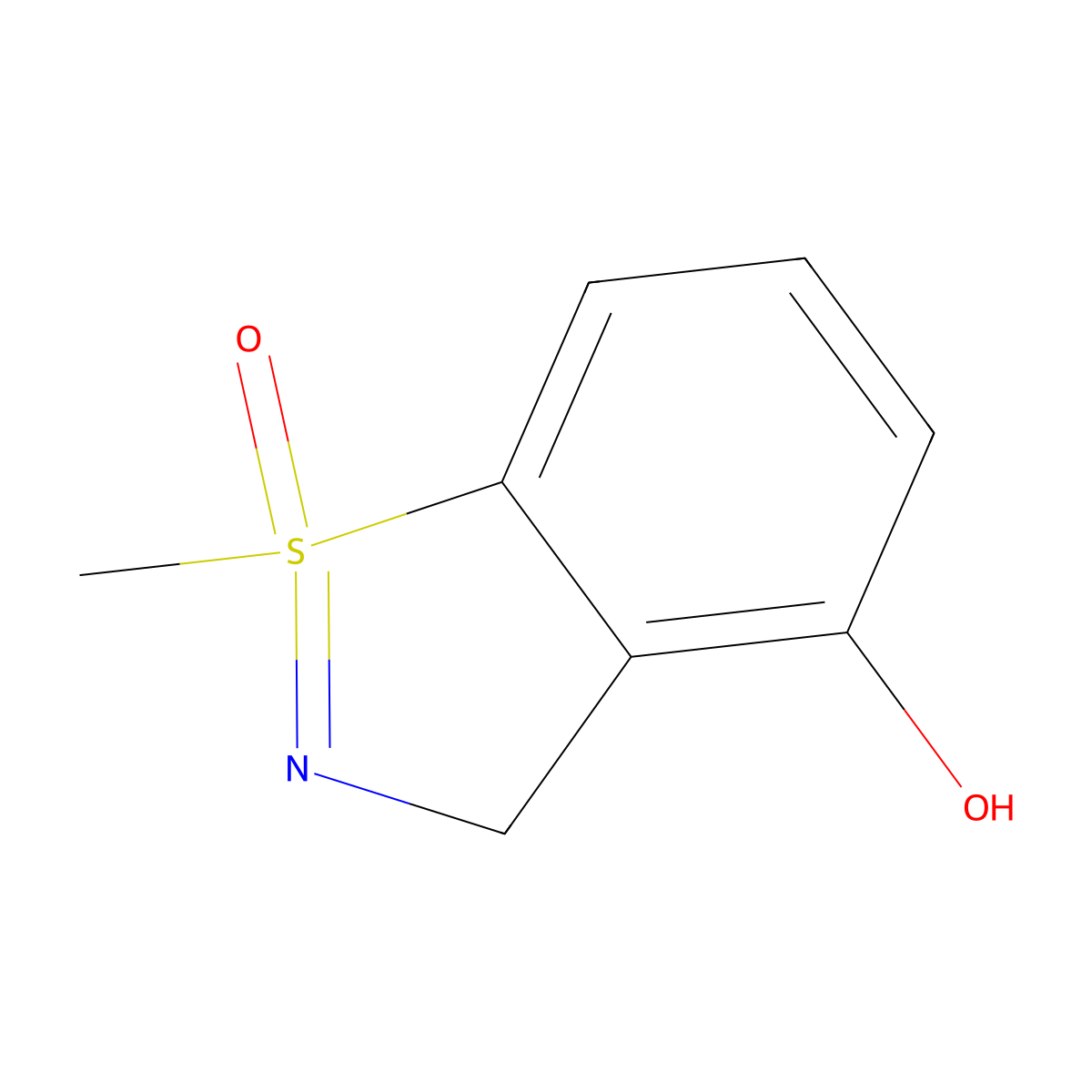 4-hydroxy-1-methyl-3H-1lambda6,2-benzothiazol-1-one molecular structure, CAS 2649054-11-3