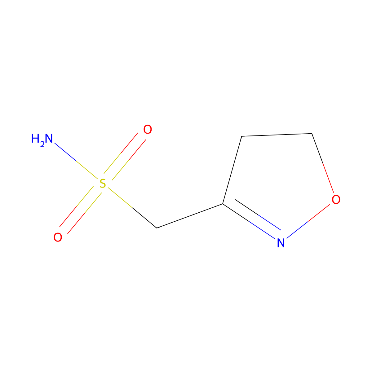 (4,5-Dihydro-1,2-oxazol-3-yl)methanesulfonamide molecular structure, CAS 2649057-92-9
