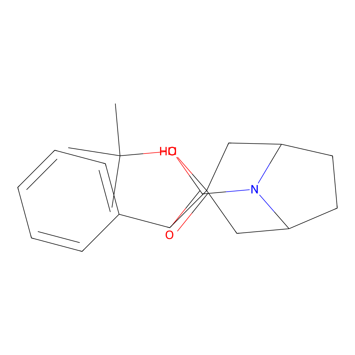 Tert-butyl 3-benzyl-3-hydroxy-8-azabicyclo[3.2.1]octane-8-carboxylate molecular structure, CAS 2649058-43-3