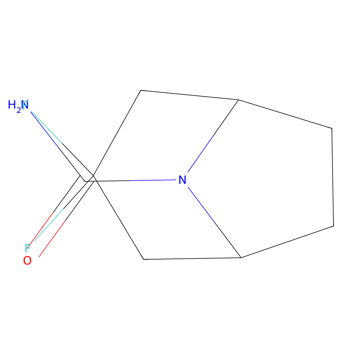 3,3-Difluoro-8-azabicyclo[3.2.1]octane-8-carboxamide molecular structure, CAS 2649058-57-9