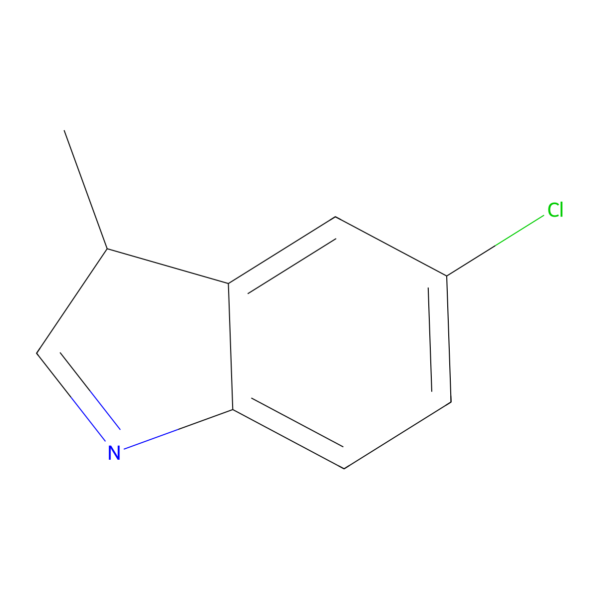5-chloro-3-methyl-3H-indole molecular structure, CAS 2649060-99-9