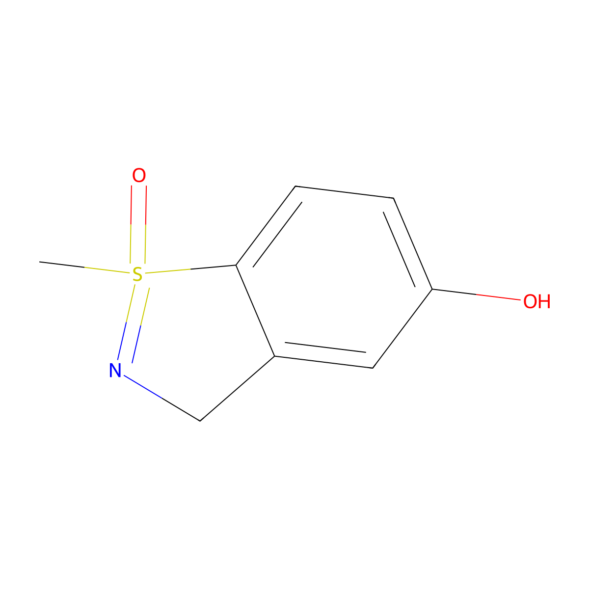 5-hydroxy-1-methyl-3H-1lambda6,2-benzothiazol-1-one molecular structure, CAS 2649062-95-1