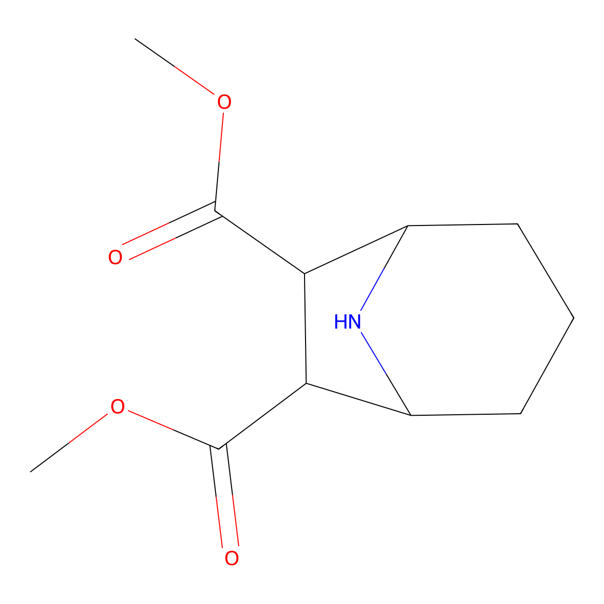 6,7-Dimethyl 8-azabicyclo[3.2.1]octane-6,7-dicarboxylate molecular structure, CAS 2649063-19-2