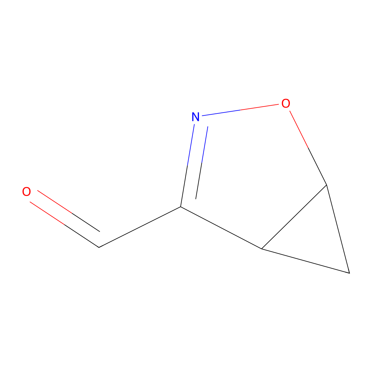 2-Oxa-3-azabicyclo[3.1.0]hex-3-ene-4-carbaldehyde molecular structure, CAS 2649066-45-3