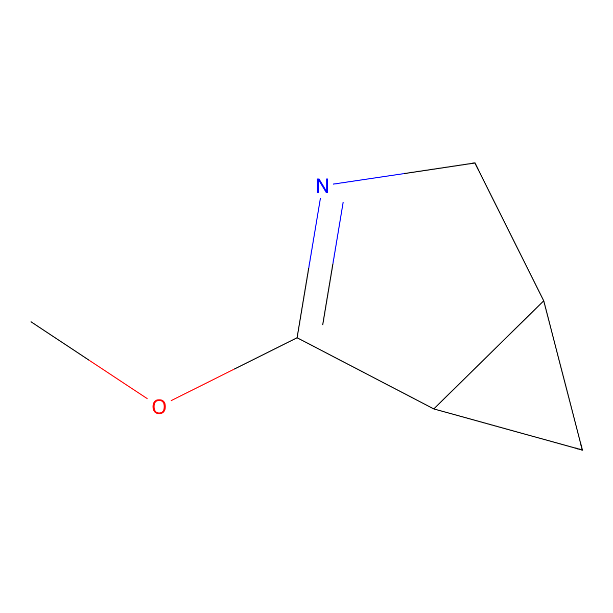 2-Methoxy-3-azabicyclo[3.1.0]hex-2-ene molecular structure, CAS 2649084-09-1