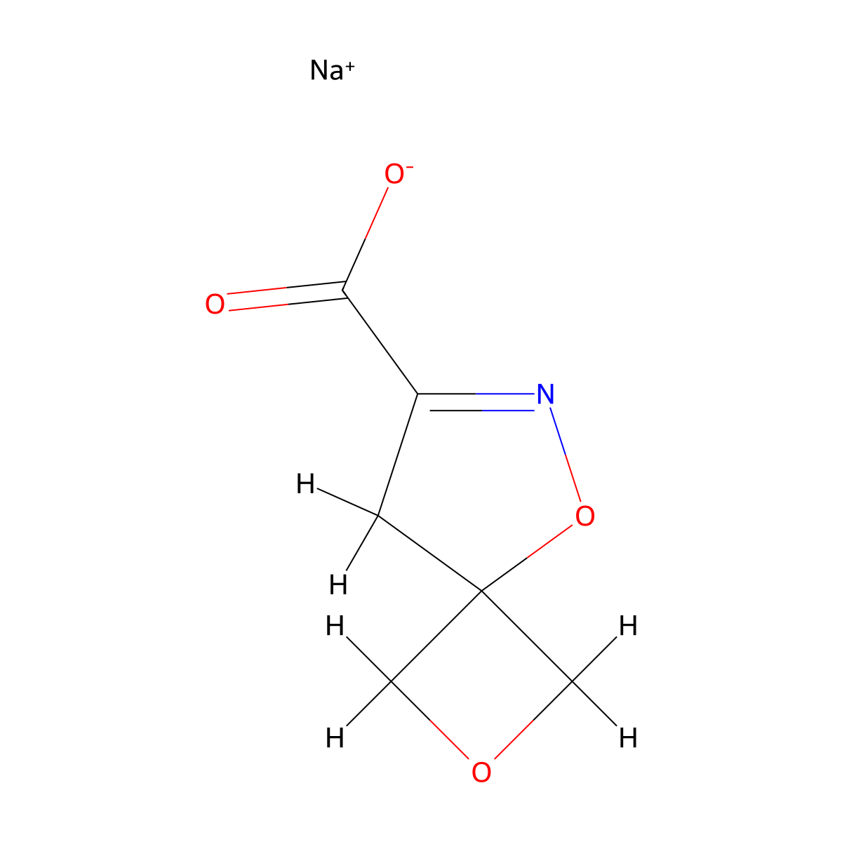 Sodium 2,5-dioxa-6-azaspiro(3.4)oct-6-ene-7-carboxylate molecular structure, CAS 2649084-69-3