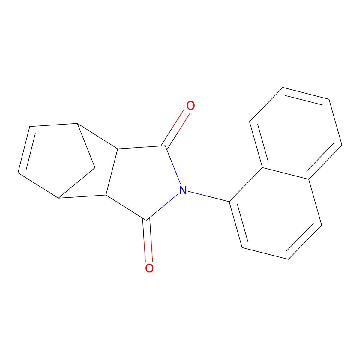 4-(1-Naphthyl)-4-azatricyclo[5.2.1.0~2,6~]dec-8-ene-3,5-dione molecular structure, CAS 26491-08-7