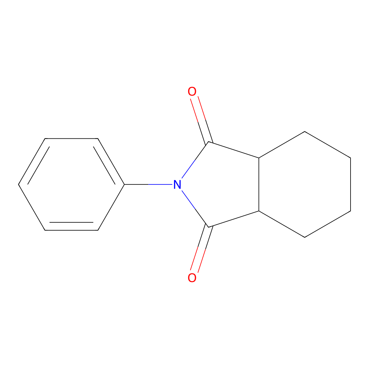 Hexahydro-N-phenylphthalimide molecular structure, CAS 26491-47-4