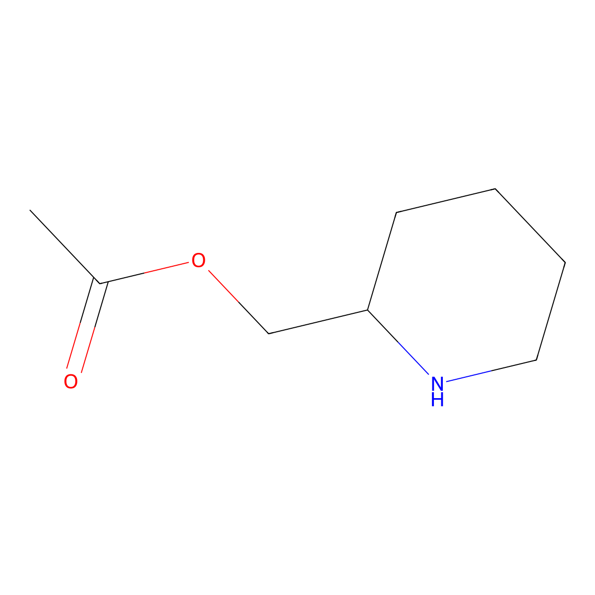 (Piperidin-2-yl)methyl acetate molecular structure, CAS 264924-32-5