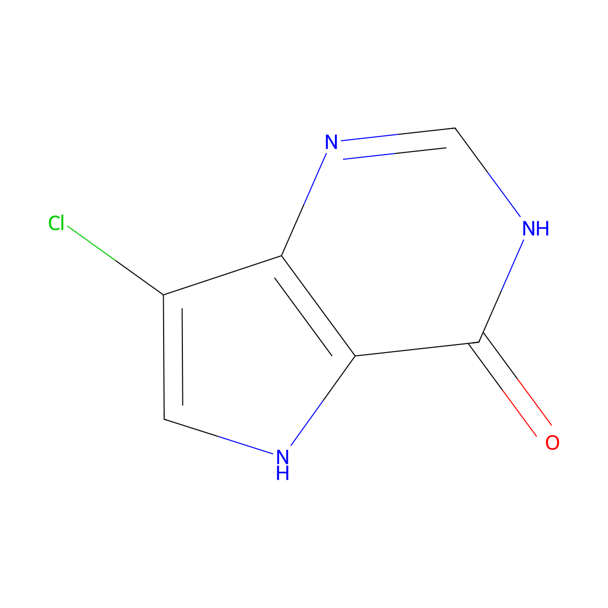 7-Chloro-3,5-dihydro-pyrrolo[3,2-D]pyrimidin-4-one molecular structure, CAS 2649308-15-4