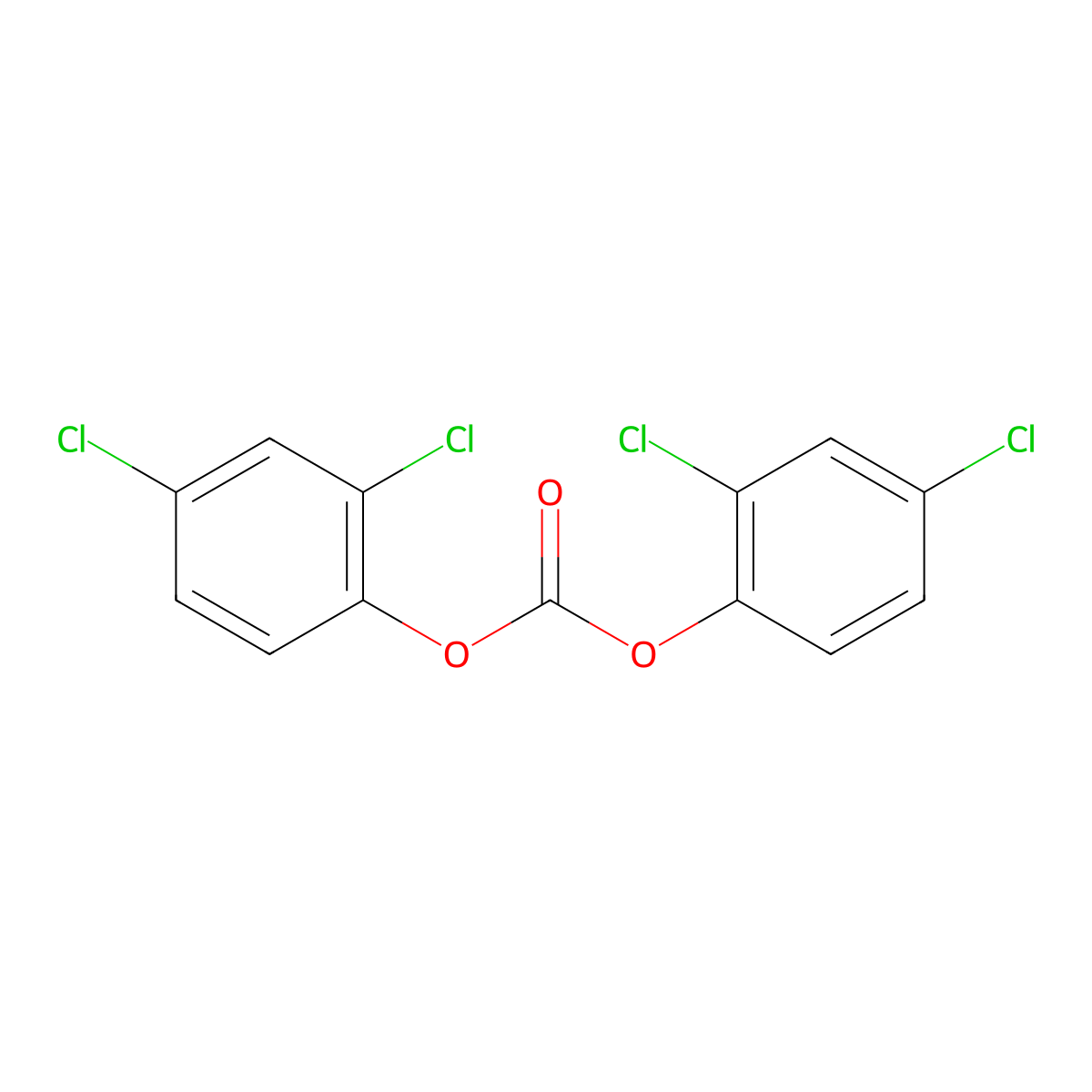 Bis(2,4-dichlorophenyl) carbonate molecular structure, CAS 26496-99-1