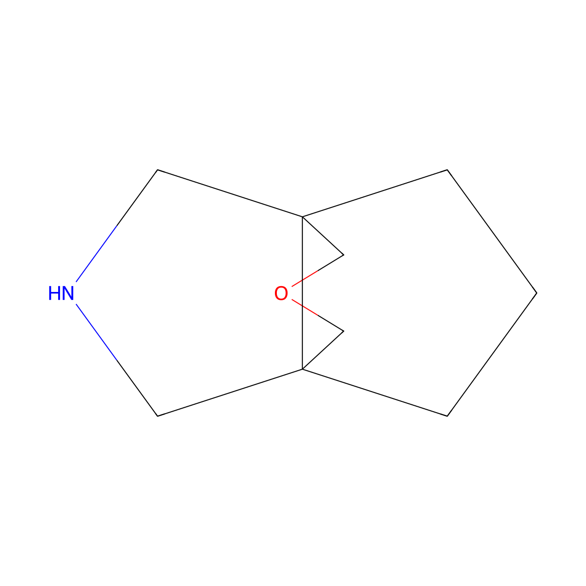 3-Oxa-7-azatricyclo[3.3.3.01,5]undecane molecular structure, CAS 26502-09-0