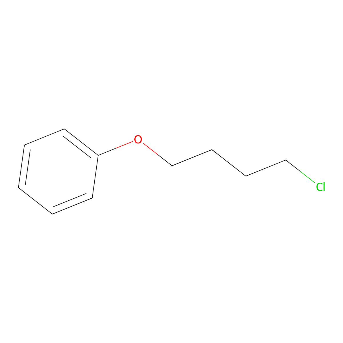 4-Chlorobutyl phenyl ether molecular structure, CAS 2651-46-9